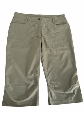 MEC Beige Hiking Capri Shorts Lightweight Outdoor Womens size 16